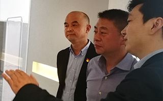 Secretary Zhu of the Haining Municipal Party Committee led a team to visit and inspect our company